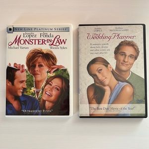 Jennifer Lopez DVD Bundle- Monster in Law and The Wedding Planner on DVD
